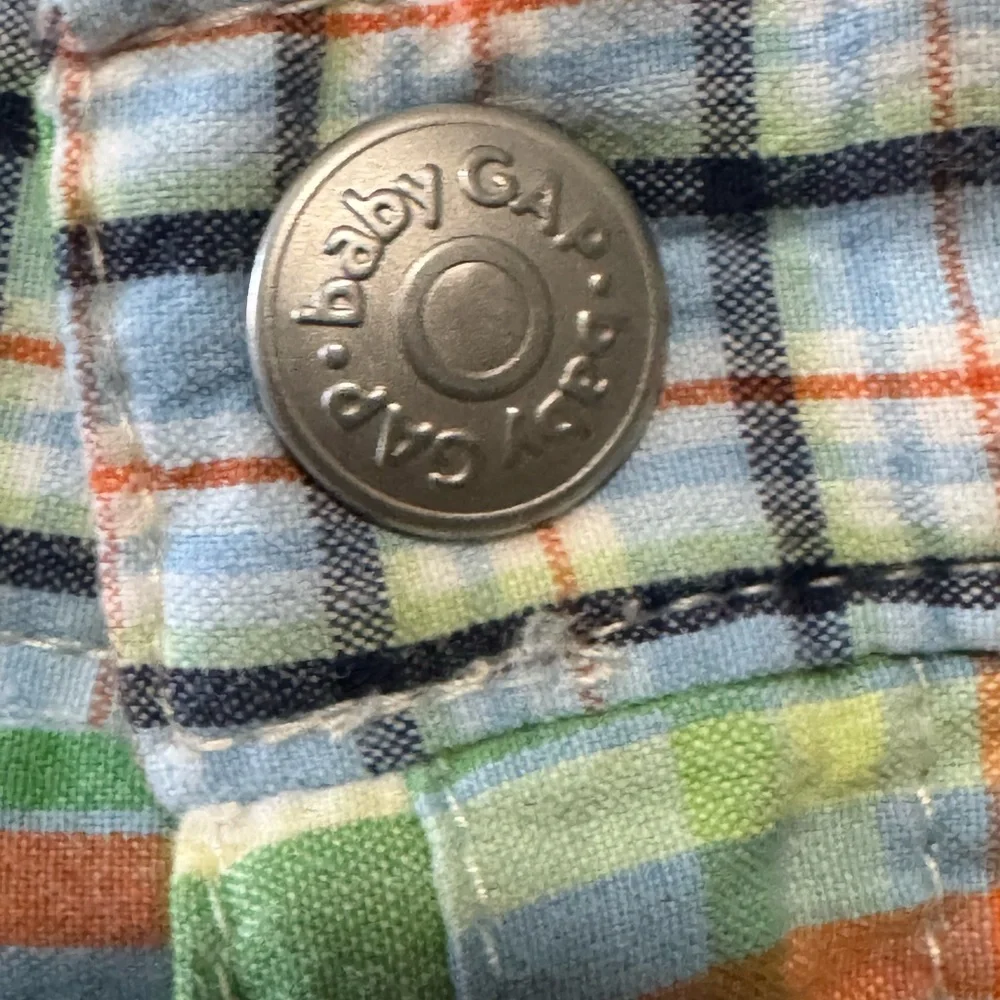 🔥5/$25🔥 GAP 12-18MOS BOY BABY/TODDLER LARGE PLAID PREPPY PANTS